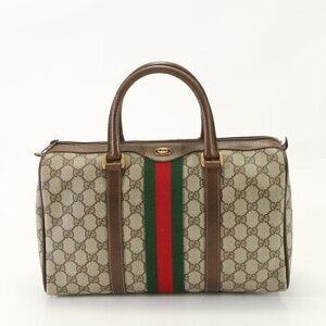 Gucci GG Supreme Sherry Boston Handbag